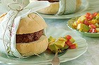 Spicy beef burgers with avocado salsa