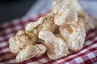 Beef tendon puffs.