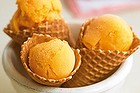 Mango sorbet.