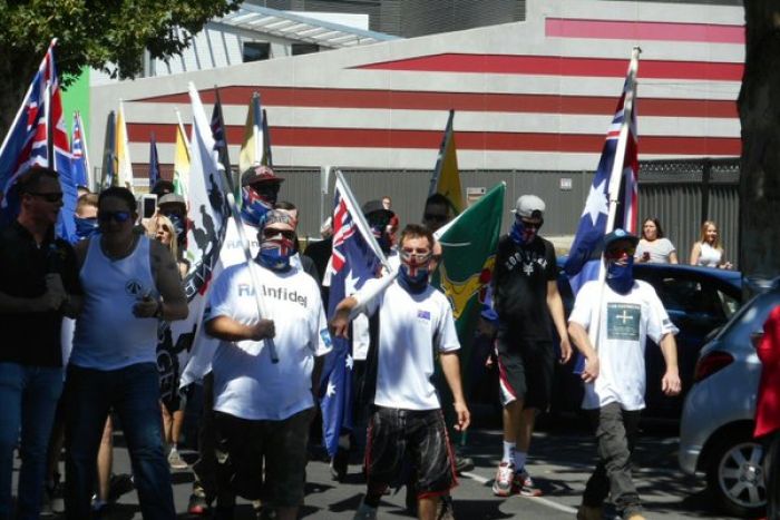 United Patriots Front supporters