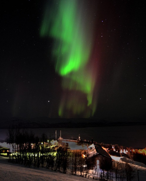 Northern Lights in Bjorkliden, Sweden.