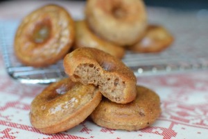 Glazed Gingerbread Donuts