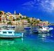 Symi island, Dodecanes, Greece .