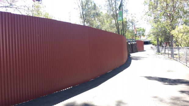 The Thunder Rapids ride remains fenced off.