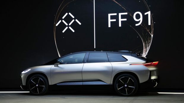 Faraday Future's FF 91 can summon 1000 horsepower and go from 0 to to 60mph (96.5kmph) in 2.39 seconds.