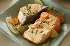 Salmon escabeche.