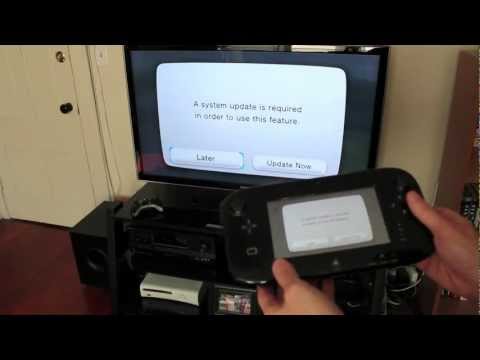 Nintendo Wii U unboxing, setup & system config video