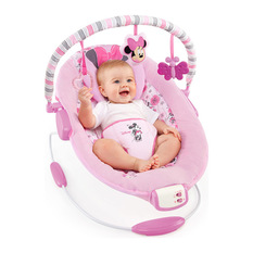 Disney Baby Minnie Mouse Precious Petals Bouncer - Baby Swings And Bouncers