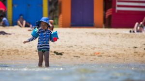 Come on in, the water's fine at Brighton Beach.