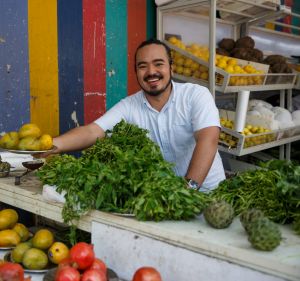 A snap from his new show Destination Flavour: Singapore. 