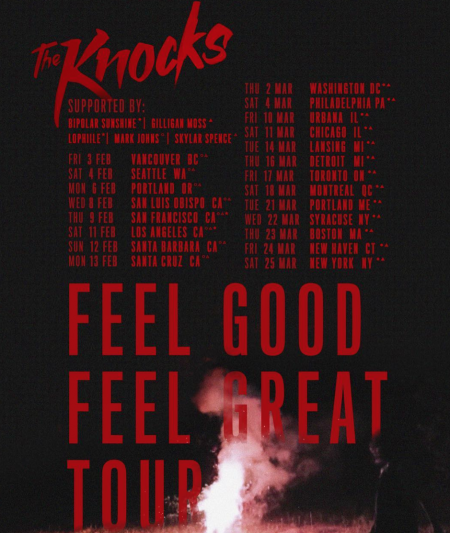 The Knocks will kick off their North American Feel Good Feel Great headlining tour on Feb. 3 in Vancouver. 
