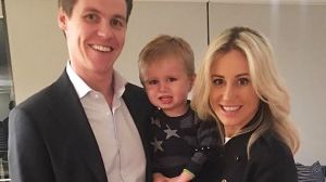 Roxy Jacenko with husband Oliver Curtis, daughter Pixie and son Hunter.