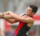 Ben McNiece in action for Essendon last year in the VFL.