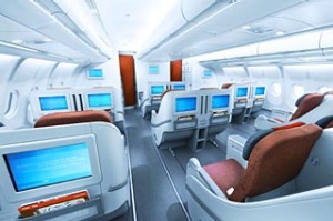 Garuda Business class.