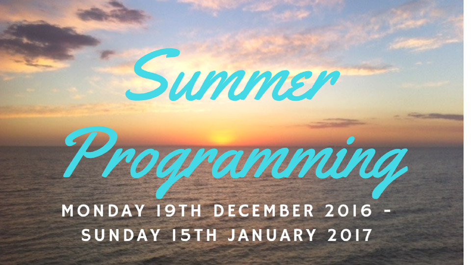 Summer programming 2016 - 2017