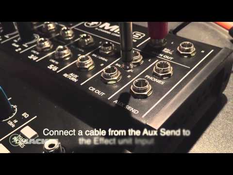 Mackie Mix8 - Aux send and return effects