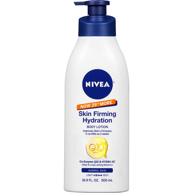 Nivea's Skin Firming Hydration Body Lotion is a favourite of Meghan's and Kate Middleton's