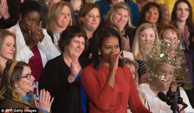 Michelle Obama gave her final speech as first lady on Friday, during the 2017 School Counselor of the Year ceremony, coming to the point of tears as her emotions overtook her at one point