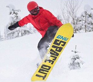 Lewis Hamilton goes snowboarding in Canada as he celebrates a white Christmas 