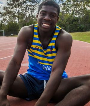 Canberra schoolboy Edward Osei-Nekita broke the under-16 national 100m record and his coached by his father Augustine ...