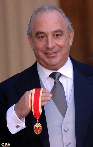 Sir Philip Green, the former owner of BHS, who sold the company for £1 to a thrice-bankrupt 