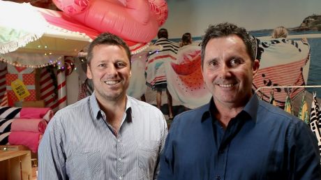  Cotton On chief executive Peter Johnson (left) and chief financial officer Michael Hardwick.