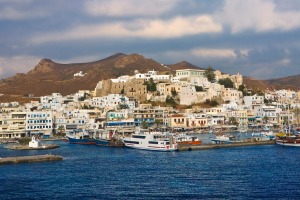 The Greek island of Naxos is the largest island in the Cyclades.
