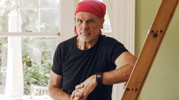 Peter Fitzsimons, pictured at his home in Cremorne, says his father advised him to learn from the lives of other men.