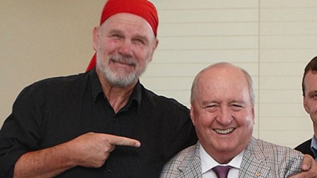 "He and I were very close for about six months, until the inevitable falling-out ...": Peter FitzSimons with former ...