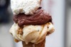 Johnny Di Francesco's Zero Gradi offers gelato con panna (gelato topped with whipped cream).