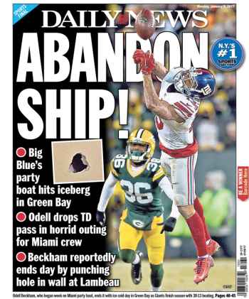 NY Daily News Covers