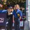 NEW YORK, NY - AUGUST 07:  ( EXCLUSIVE COVERAGE. CALL FOR IMAGE. ) Madonna and her son Rocco Ritchie are seen taking casual stroll on Upper East Side on August 7, 2015 in New York City.  (Photo by Alessio Botticelli/GC Images)