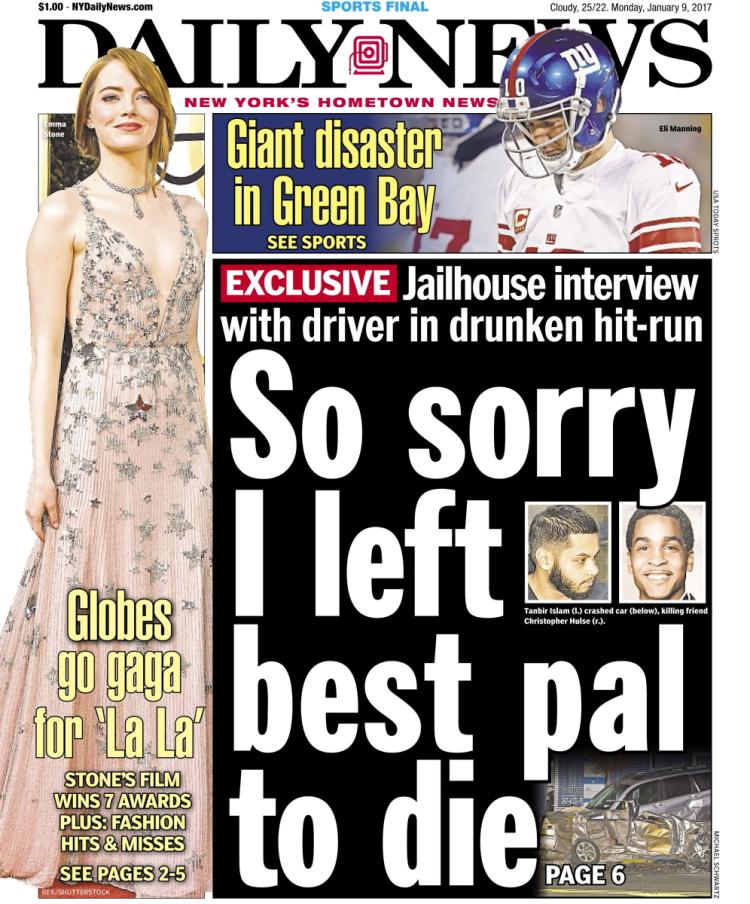 NY Daily News Covers