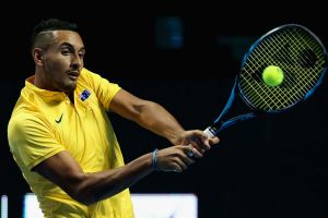 "I think I'm improving every day": Nick Kyrgios.