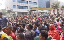 Garment workers protest - Ashulia, Dec 2016