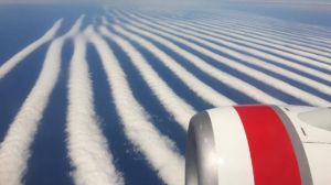 The cloud formation photographed from a Perth-Adelaide flight.