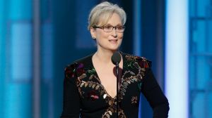 "There was one performance this year that stunned me - it sank its hooks in my heart," Meryl Streep said as she accepted ...