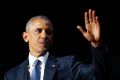 President Barack Obama waves as he speaks during his farewell address at McCormick Place in Chicago.