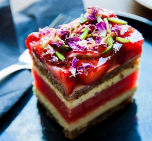 Black Star Pastry's signature strawberry watermelon cake.