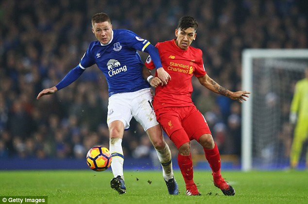 Everton midfielder James McCarthy (left) is considering a move away from the club