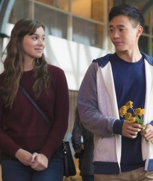 Hayden Szeto as Erwin Kim plays opposite protagonist Nadine Franklin (Hailee Steinfeld).