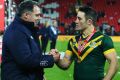 Best spine in history: Mal Meninga has labelled the current spine of the Kangaroos as the greatest ever in international ...