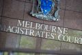 Courtroom 12 of the Melbourne Magistrates Court building hosts hearings from the Sexual Offences List.