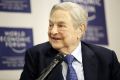 George Soros, billionaire and founder of Soros Fund Management, at the World Economic Forum in Davos, Switzerland, in ...