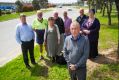 Mike Steele and members of the Hume Traders Association, Dennis Ogden, Stuart Craig, Robyn Barron, John Convine, Peter ...