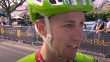 Cyclist Brendan Canty after  Sunday's Australian road race championships.