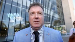 Former One Nation senator Rod Culleton outside the High Court in December.