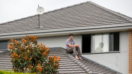 Haywards Bay resident Daniel Saffioti couldn't get the NBN connected from across the road so he built a radio network ...