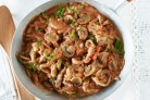 Beef stroganoff