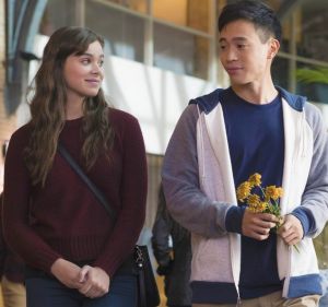 Hayden Szeto as Erwin Kim plays opposite protagonist Nadine Franklin (Hailee Steinfeld).